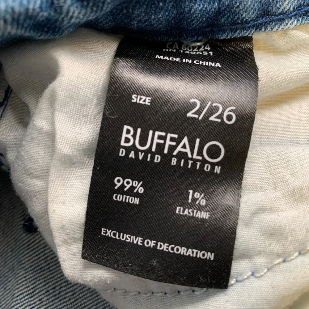 Buffalo David Bitton Straight Cuffed Vintage Jeans - Picture 9 of 13